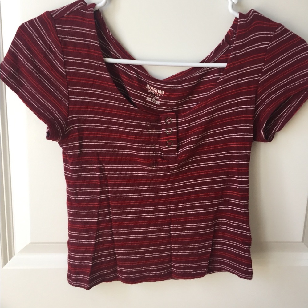 Striped Crop Top